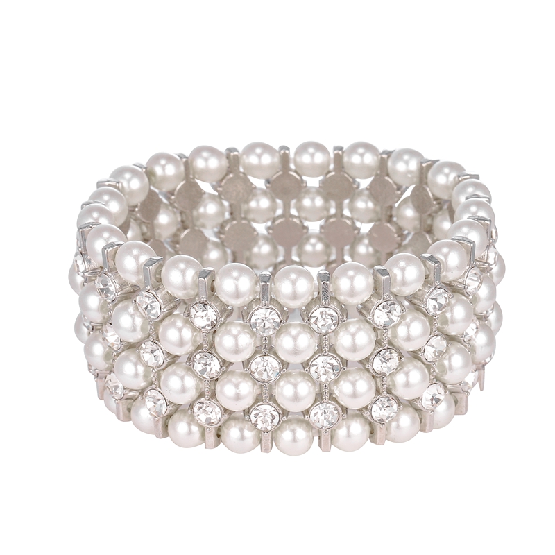 Wide Pearl Cuff
