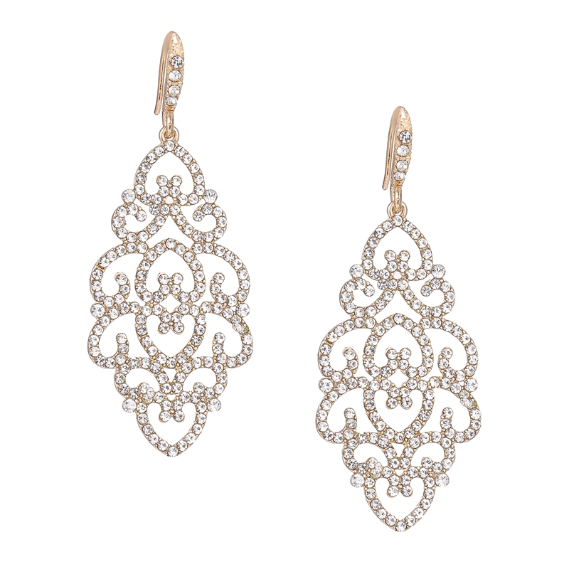 Filigree occasion earrings